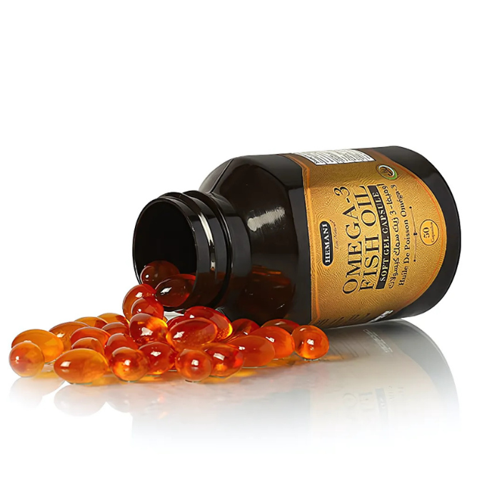 Omega-3 Fish Oil Soft Gel Capsule - Hemani