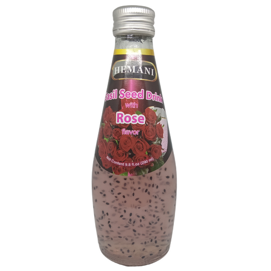 Basil Seed Drink With Rose Flavor 290ml - Hemani