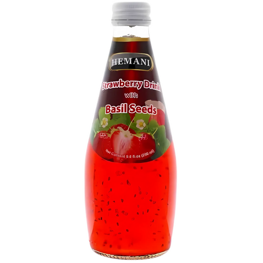 Basil Seed Drink With Strawberry Flavor 290ml - Hemani