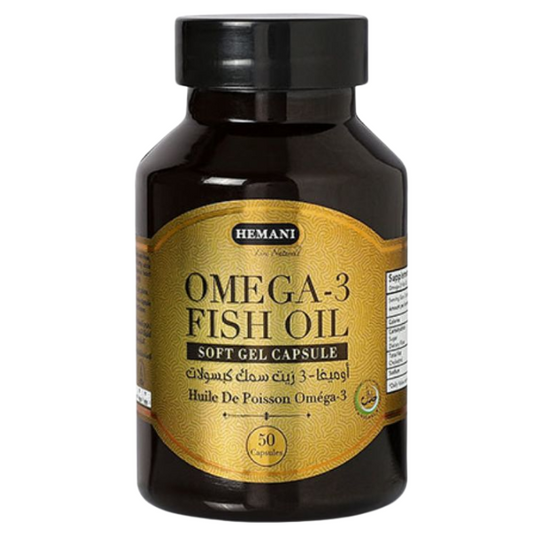 Omega-3 Fish Oil Soft Gel Capsule - Hemani